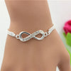 Rhinestone Infinity Bracelet Men&#39;s Women&#39;s Jewelry