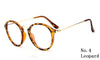 Anti blue light Round Glasses Women with alloy frame