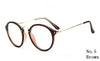 Anti blue light Round Glasses Women with alloy frame