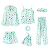 Women&#39;s 7 Pieces Pajamas Sets Sleepwear