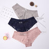 3 Pcs Underwear Sexy Lace Breathable Soft Panties for Woman