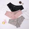 3 Pcs Underwear Sexy Lace Breathable Soft Panties for Woman