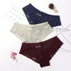 3 Pcs Underwear Sexy Lace Breathable Soft Panties for Woman