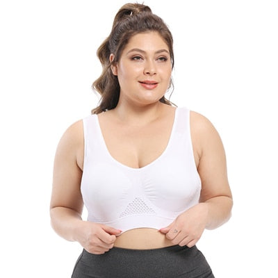 Women Plus Size Seamless Bra With Pads Easy Comfort Bra