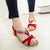 Women's summer Red straps Sandals - Blindly Shop