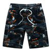 Quick Dry Loose Casual Hawaii Printing Shorts