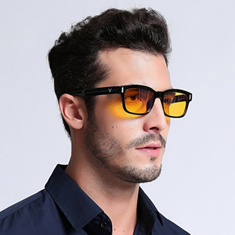UV Blocking Blue Ray Computer Glasses for Men Screen