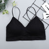 Elastic Gathering Bralette Push Up Bra