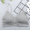 Elastic Gathering Bralette Push Up Bra