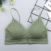 Elastic Gathering Bralette Push Up Bra