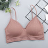 Elastic Gathering Bralette Push Up Bra