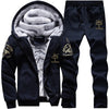 Casual Inner Fleece Thick Hooded Winter Coat &amp;Trackpant for Men