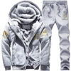 Casual Inner Fleece Thick Hooded Winter Coat &amp;Trackpant for Men