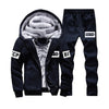 Casual Inner Fleece Thick Hooded Winter Coat &amp;Trackpant for Men