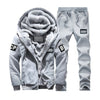 Casual Inner Fleece Thick Hooded Winter Coat &amp;Trackpant for Men