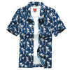 Palm Tree Printed Hawaiian Beach Shirt for Men\