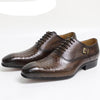 Snake Skin Prints Leather Shoes For Men - Blindly Shop