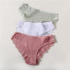 Cotton Panty 3Pcs/lot Solid Women&#39;s Panties