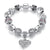 Silver Color Crystal Charm Bracelet for Women