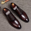 Mens formal genuine leather oxford shoes - Blindly Shop