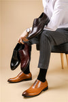 Mens formal genuine leather oxford shoes - Blindly Shop