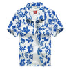 Palm Tree Printed Hawaiian Beach Shirt for Men\