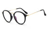 Anti blue light Round Glasses Women with alloy frame