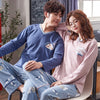 Couple &#39;s Pajamas Autumn Cotton Long-Sleeved nightdress