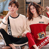 Couple &#39;s Pajamas Autumn Cotton Long-Sleeved nightdress