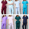 Nursing Scrubs Set Short Sleeve V-neck Uniform