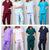 Nursing Scrubs Set Short Sleeve V-neck Uniform