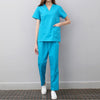 Nursing Scrubs Set Short Sleeve V-neck Uniform