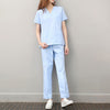 Nursing Scrubs Set Short Sleeve V-neck Uniform