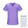 Nursing Scrubs Set Short Sleeve V-neck Uniform