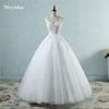 Spaghetti Straps White Ivory Tulle Wedding Dress &amp; Ball Gowns