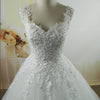 Spaghetti Straps White Ivory Tulle Wedding Dress &amp; Ball Gowns