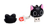 Cartoon cat shaped USB flash drive