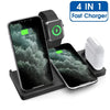 15W premium Wireless 4 in 1 Fast Charging Station for Apple.