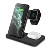 15W premium Wireless 4 in 1 Fast Charging Station for Apple.