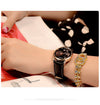 Classic Butterfly Flower Bling Genuine Leather Quartz Wrist watch - Blindly Shop