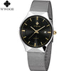 Ultra Thin Stainless Steel Mesh Band Quartz Wristwatch - Blindly Shop