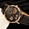 Classic Butterfly Flower Bling Genuine Leather Quartz Wrist watch - Blindly Shop