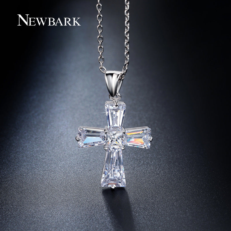 Elegant Cubic Zircon Cross Christian Jesus Jewelry For Women - Blindly Shop