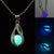 Teardrop Necklace Glow in the Dark Pendant - Blindly Shop
