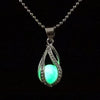 Teardrop Necklace Glow in the Dark Pendant - Blindly Shop