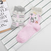 New 18 style Cute animals lovely cartoon cotton socks Dot stripe Creative colorful fashion socks - Blindly Shop