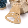 10PCS Christmas Snowflakes&amp;Deer&amp;Tree Wooden Pendants - Blindly Shop