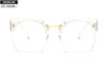 LATEST Semi-Rimless Clear Lens Designer Sunglasses for Women - Blindly Shop