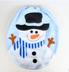 Snowman Santa Claus Toilet Seat Cover - Blindly Shop