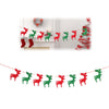 Non-woven Fabric Xmas Flags Santa Clause Floral Bunting Banners Merry Christmas Decoration. - Blindly Shop